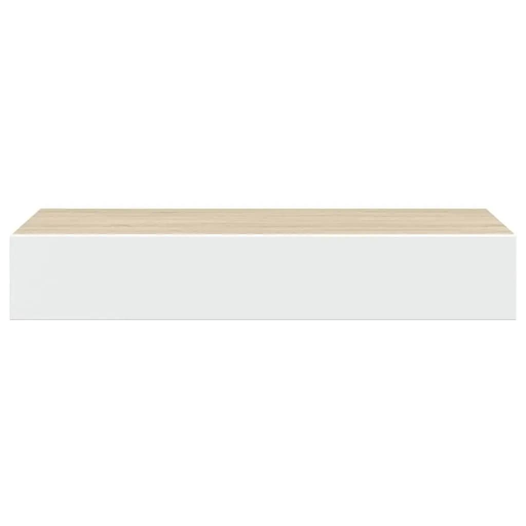 Wall-mounted Shelf MDF Oak Brown 60x23.5x10cm