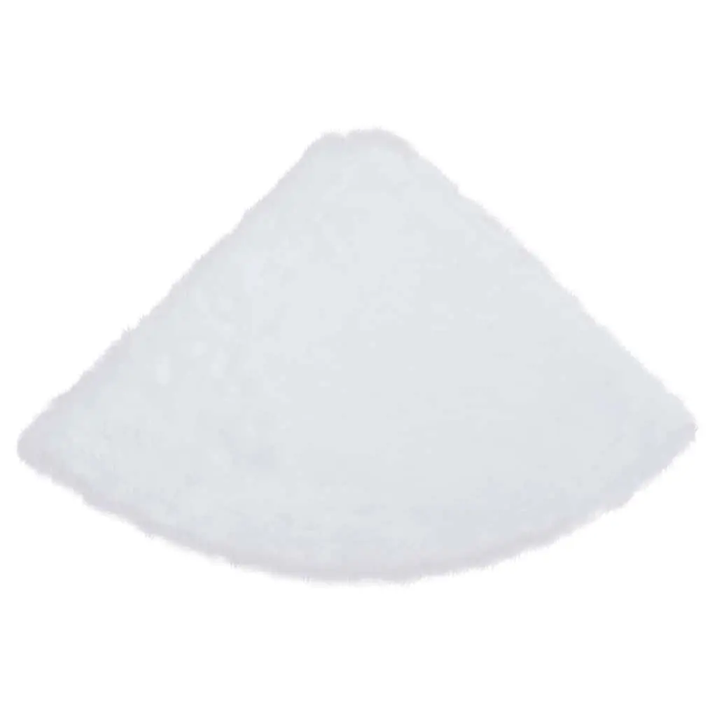 Christmas Tree Skirt Faux Fur 122cm White