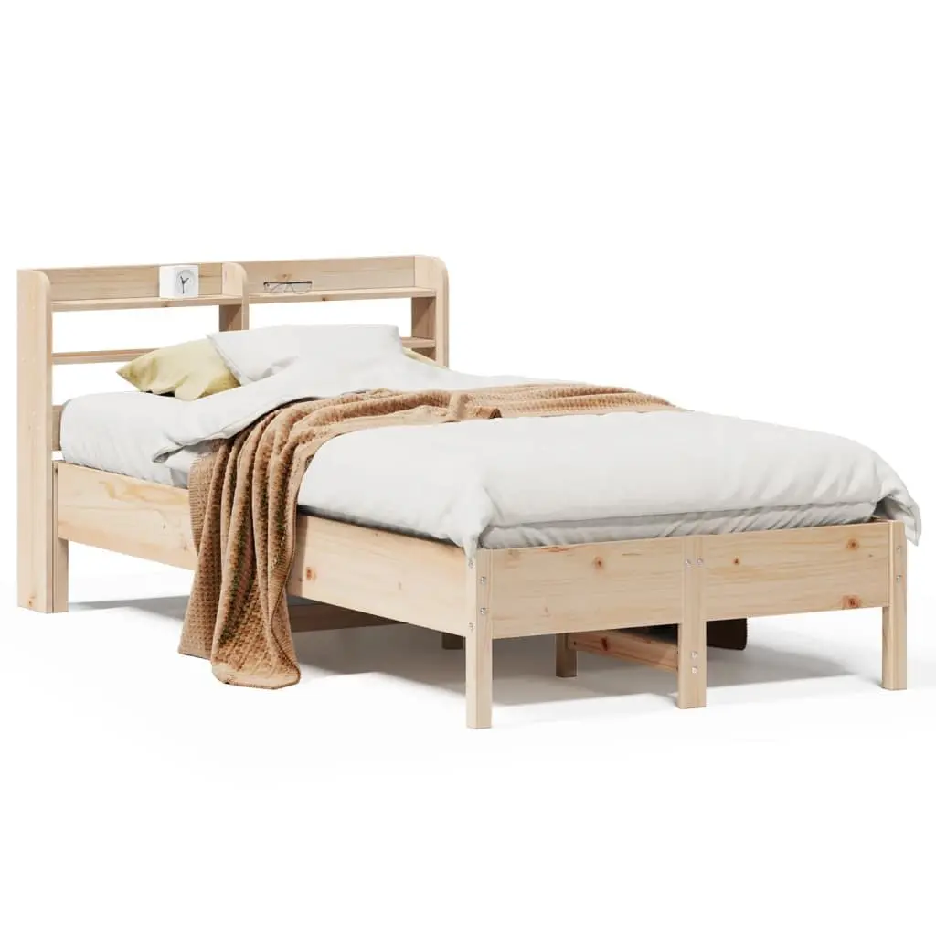 Solid Wood Pine Bed Frame 90x190 cm