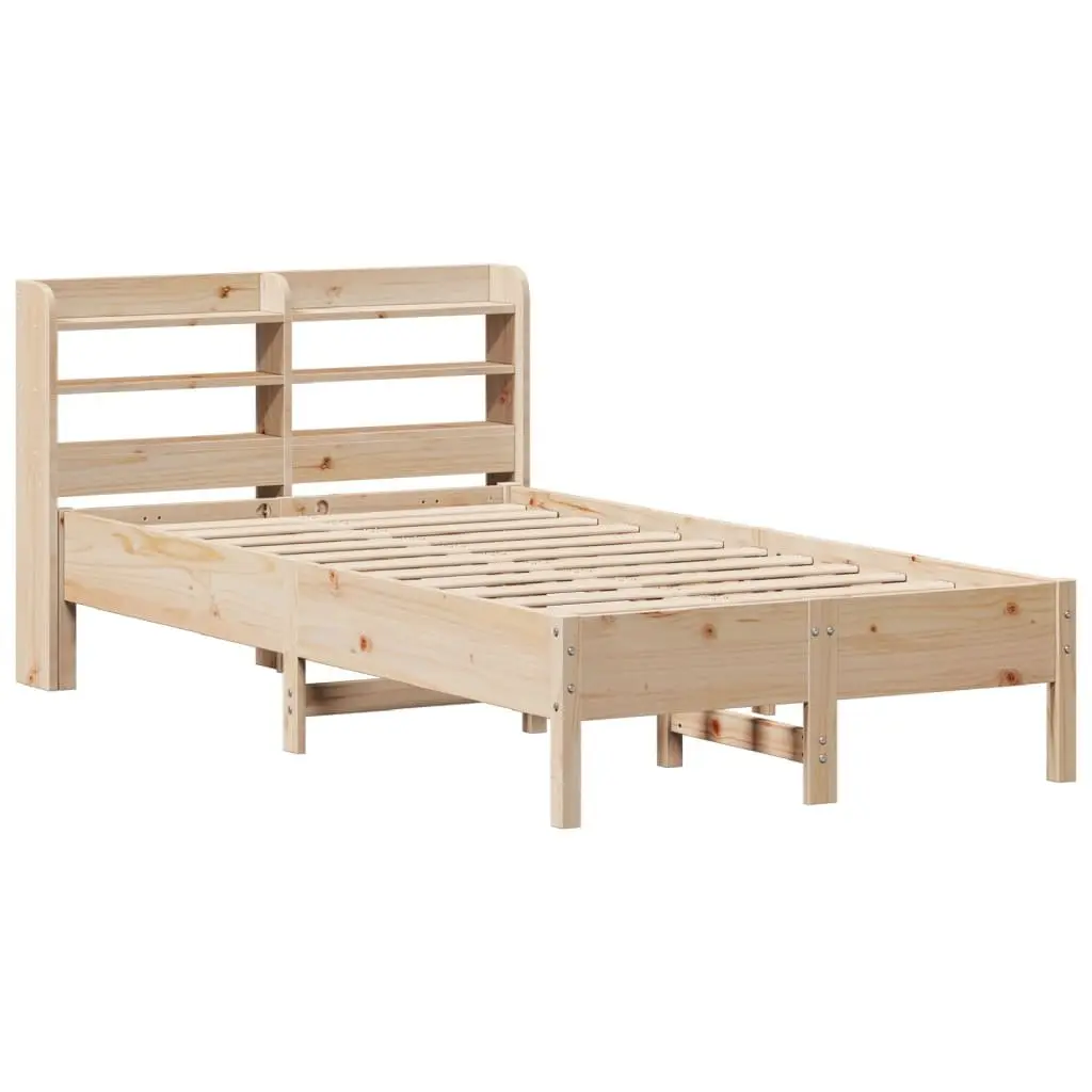 Solid Wood Pine Bed Frame 90x190 cm