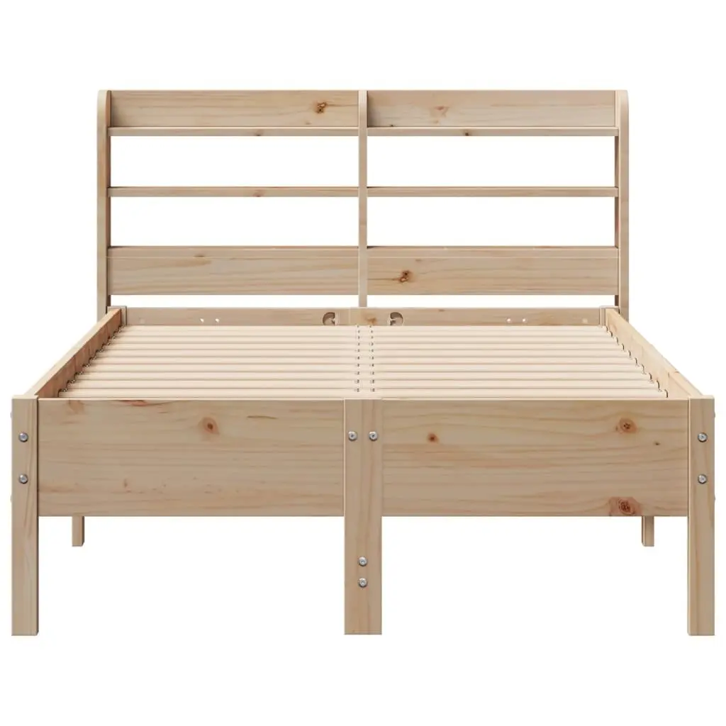 Solid Wood Pine Bed Frame 90x190 cm
