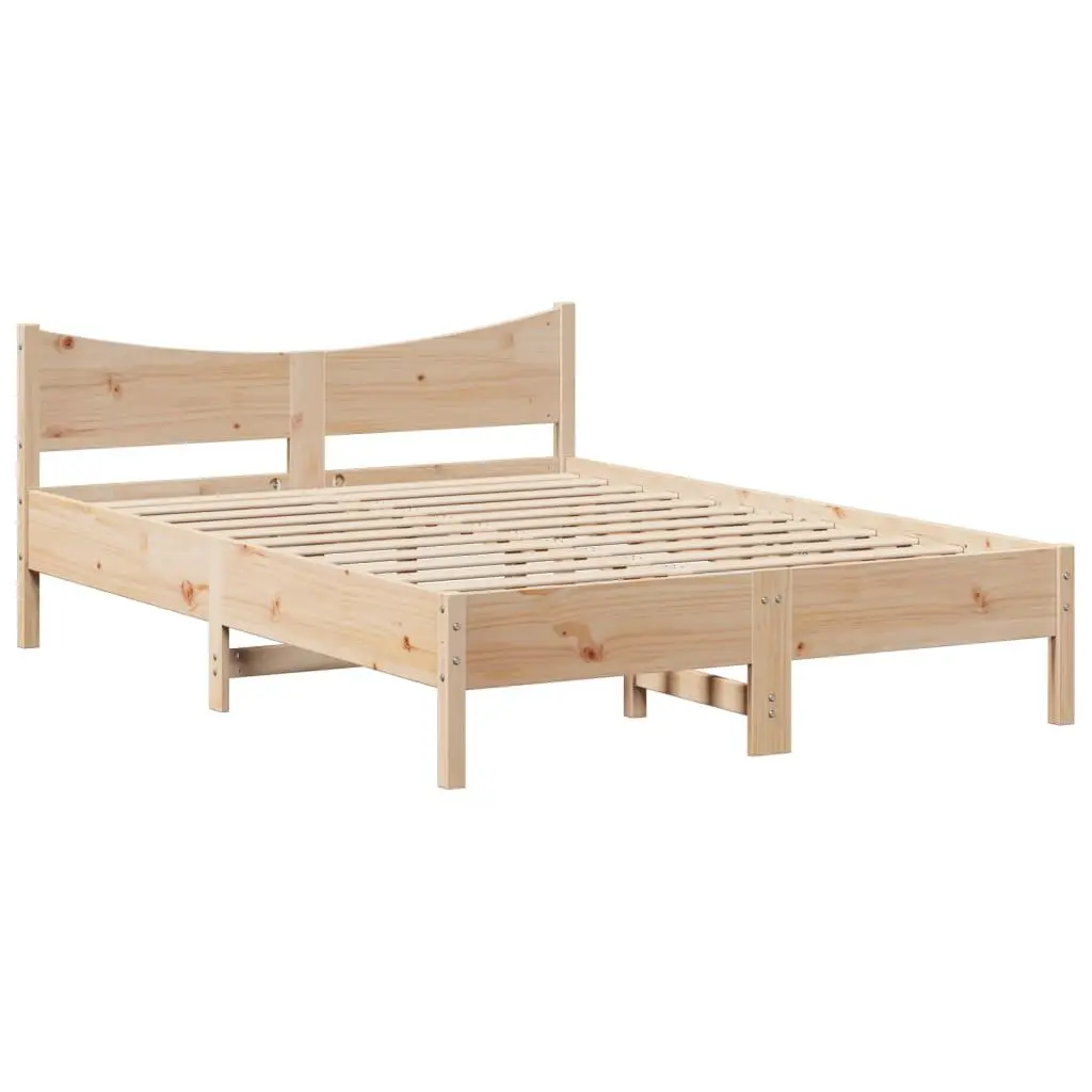 Bed Frame with Storage Headboard 150x200 cm