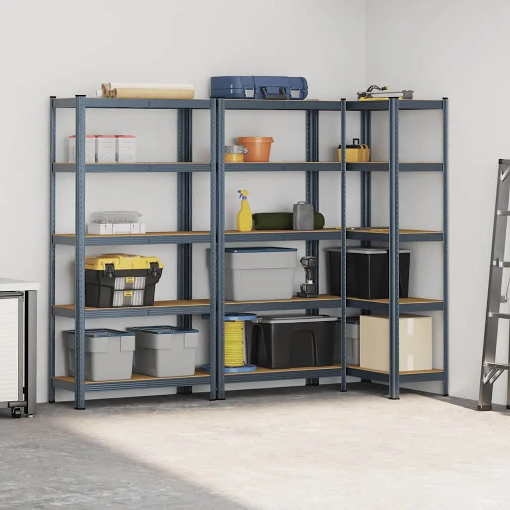 5-Layer Storage Shelving with Steel Frame
