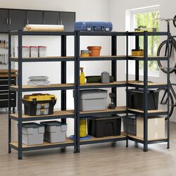 Durable 5-Layer Steel Frame Industrial Storage Shelves