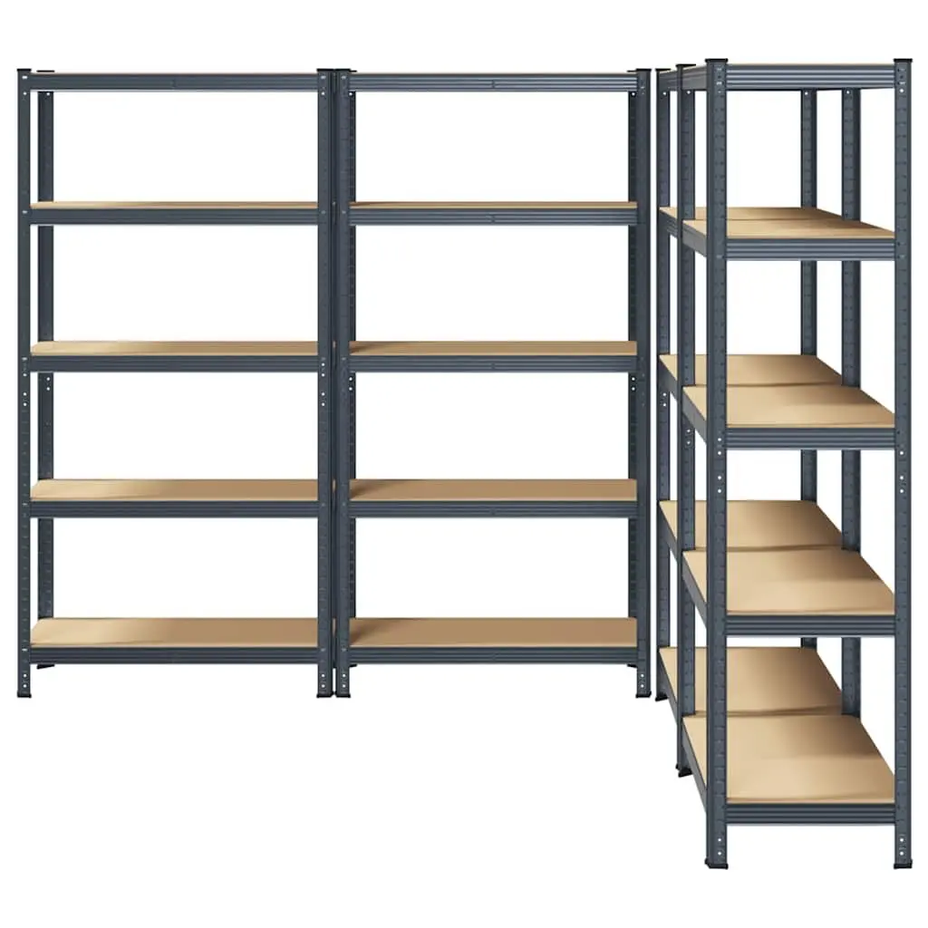 5-Layer Steel Frame Industrial Shelving Unit