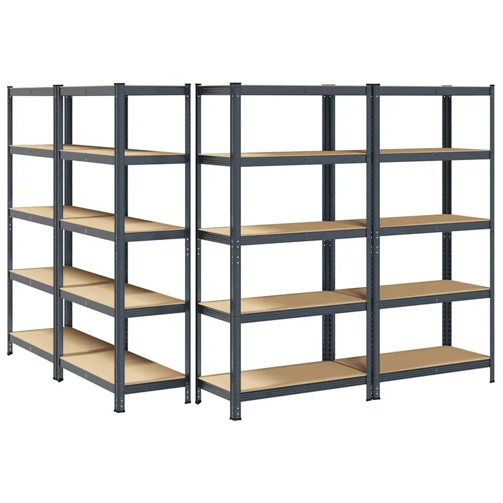 5-Layer Steel Frame Industrial Shelving Unit