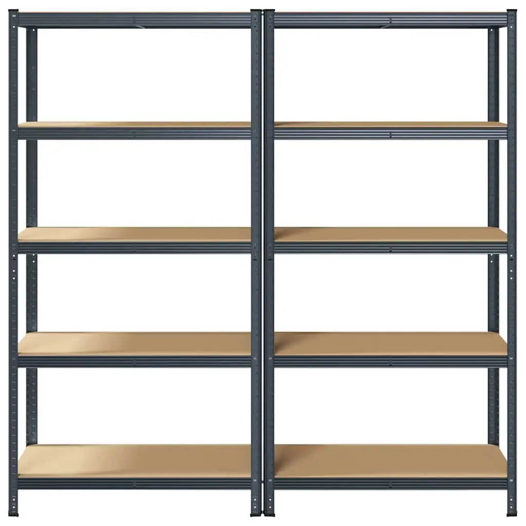 5-Layer Industrial Storage Shelves with Steel Frame