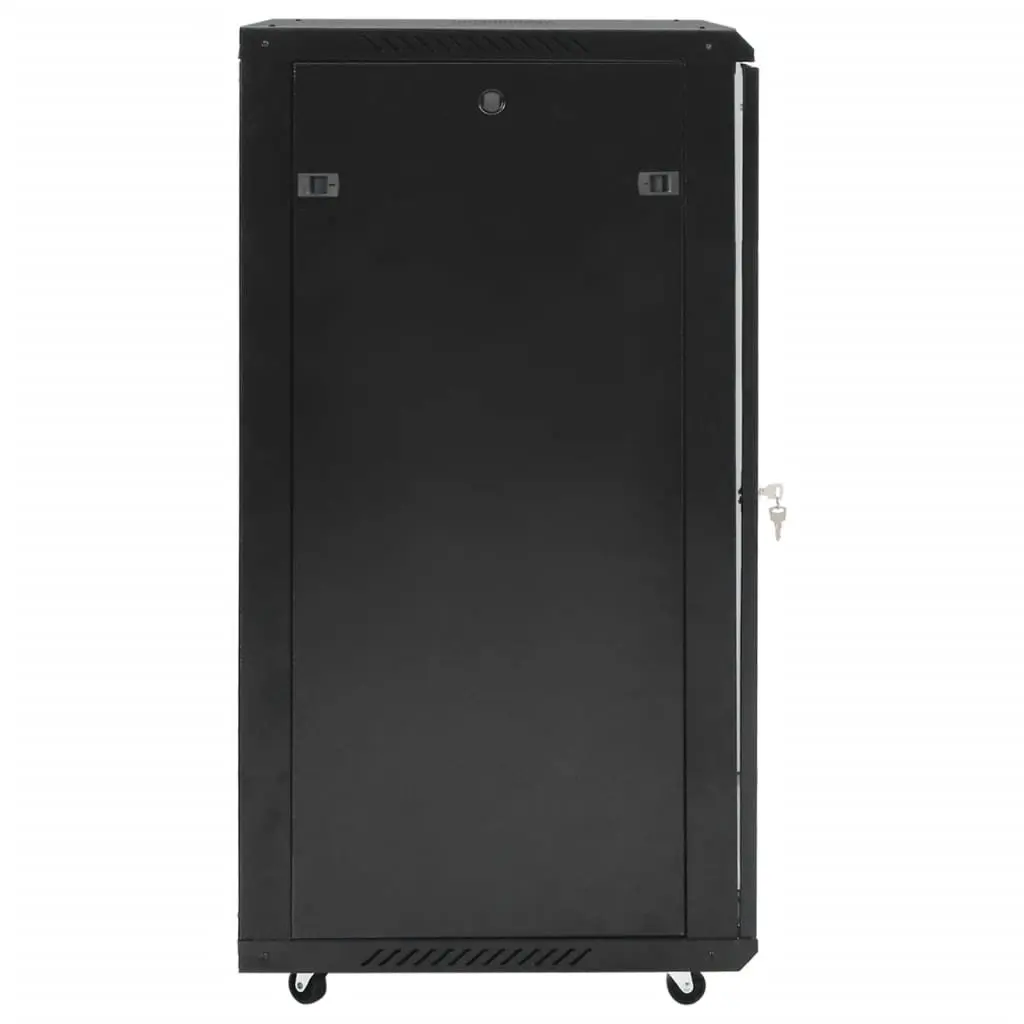 22U Network Cabinet Cold-Rolled Steel 60x60x120cm Black
