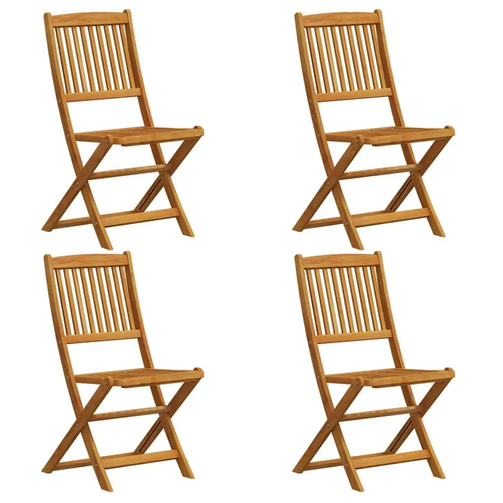 5-Piece Eucalyptus Garden Dining Set in Brown