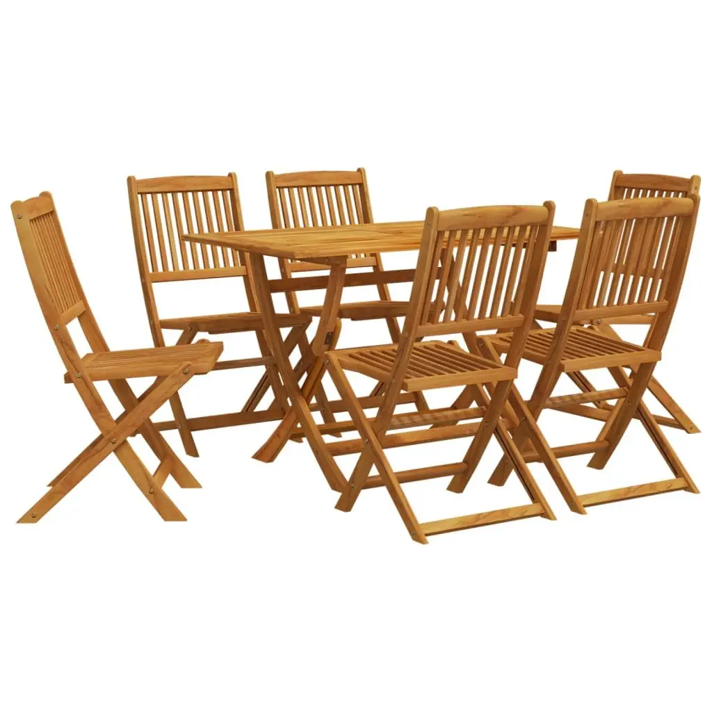 7 Piece Garden Dining Set in Eucalyptus Wood