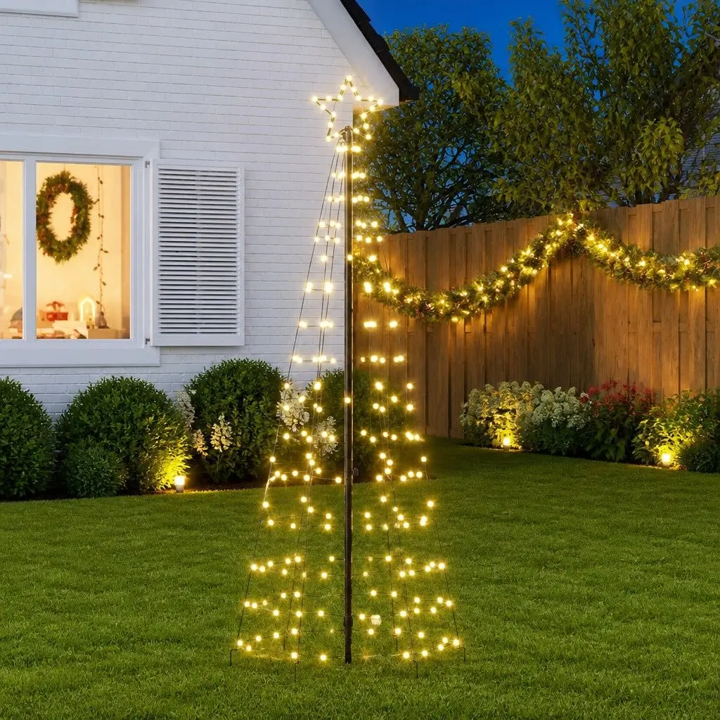 LED Christmas Tree with 220 Warm White Lights