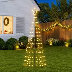 Sturdy LED Christmas Tree with 220 Warm White Lights