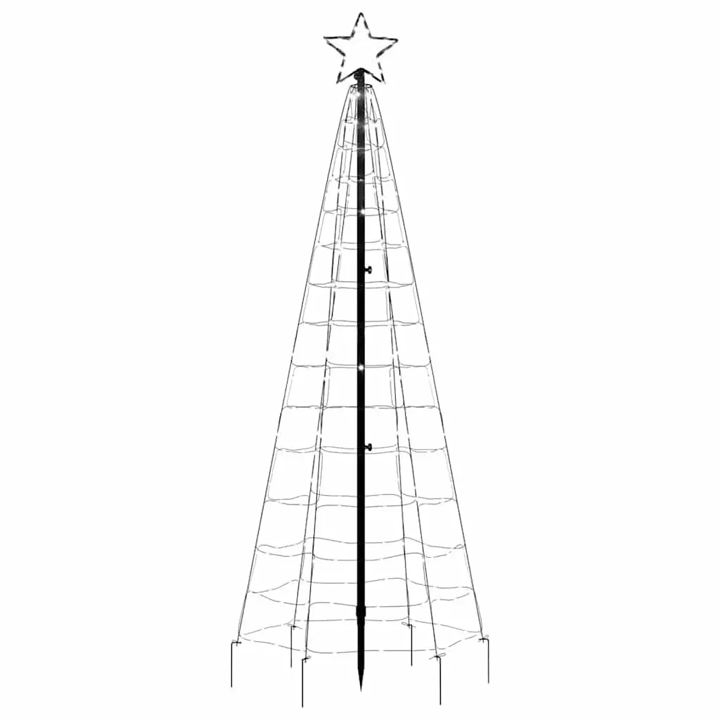 LED Christmas Tree with 220 Cold White Lights