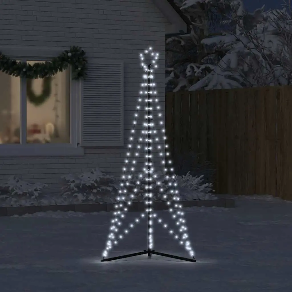 182cm LED Christmas Tree with 363 Cold White Lights