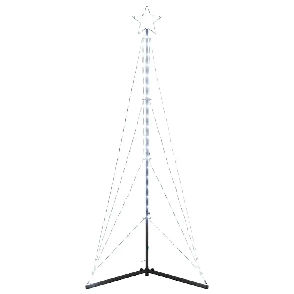 182cm LED Christmas Tree with 363 Cold White Lights
