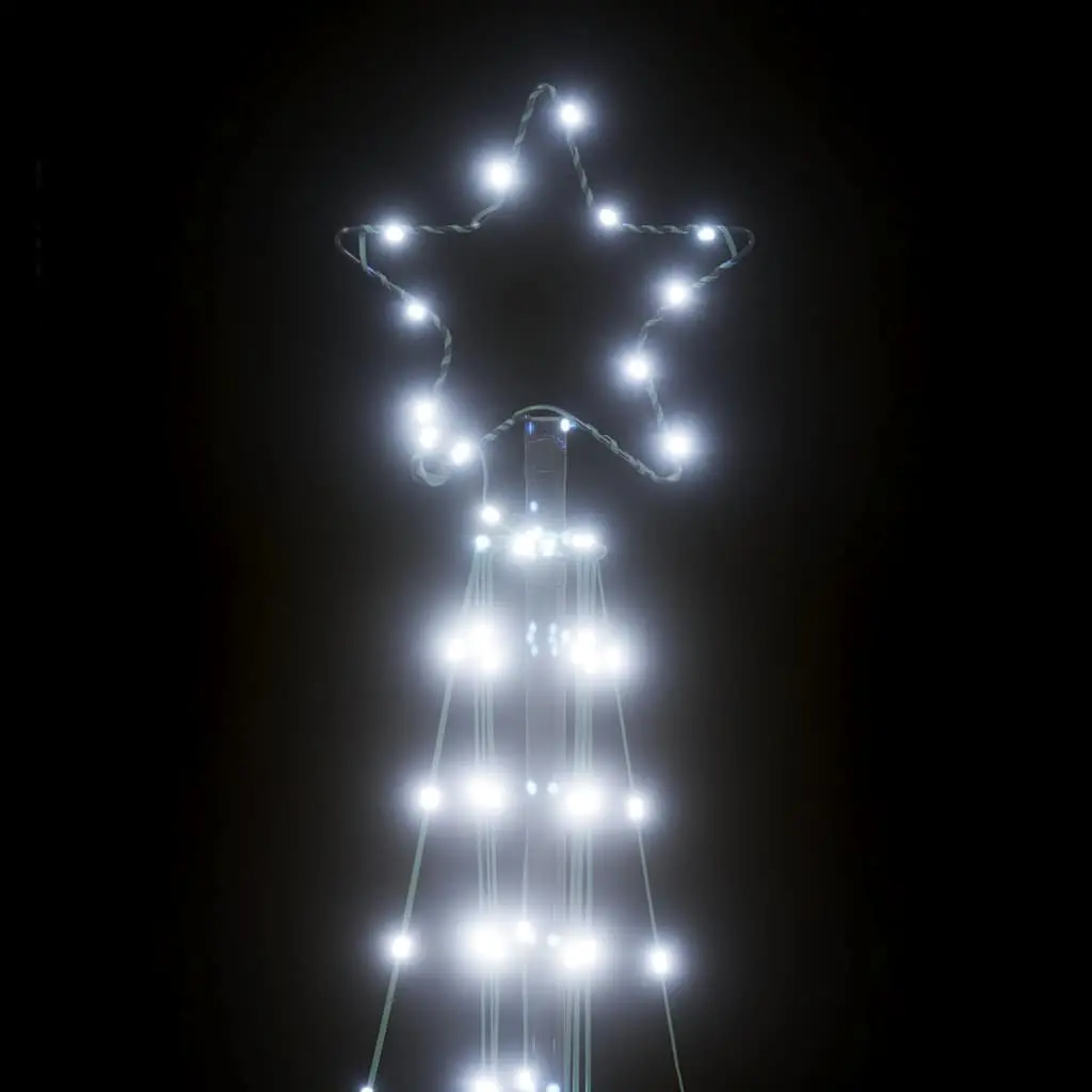 182cm LED Christmas Tree with 363 Cold White Lights