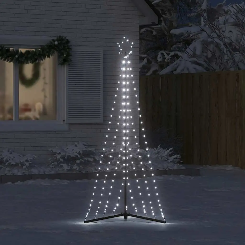 LED Christmas Tree 182cm with 339 Cold White Lights