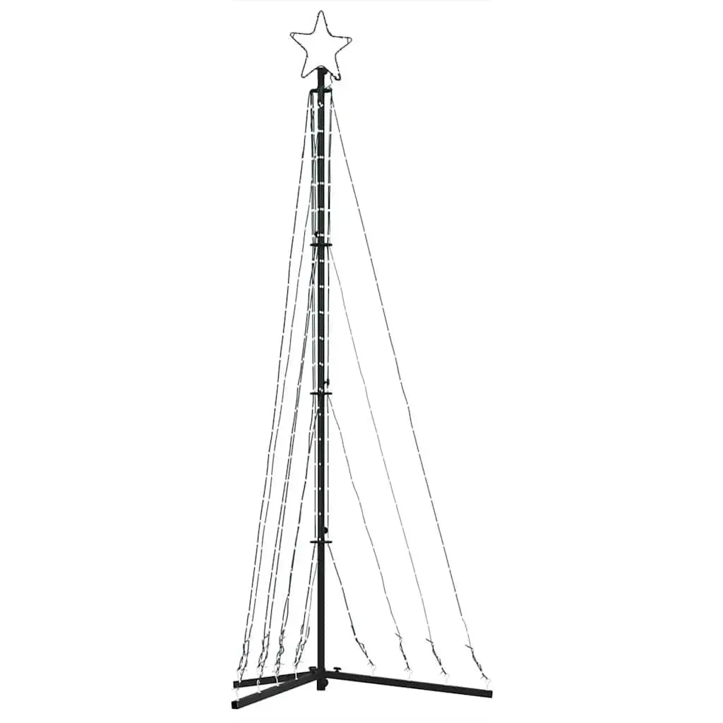 LED Christmas Tree 182cm with 339 Cold White Lights