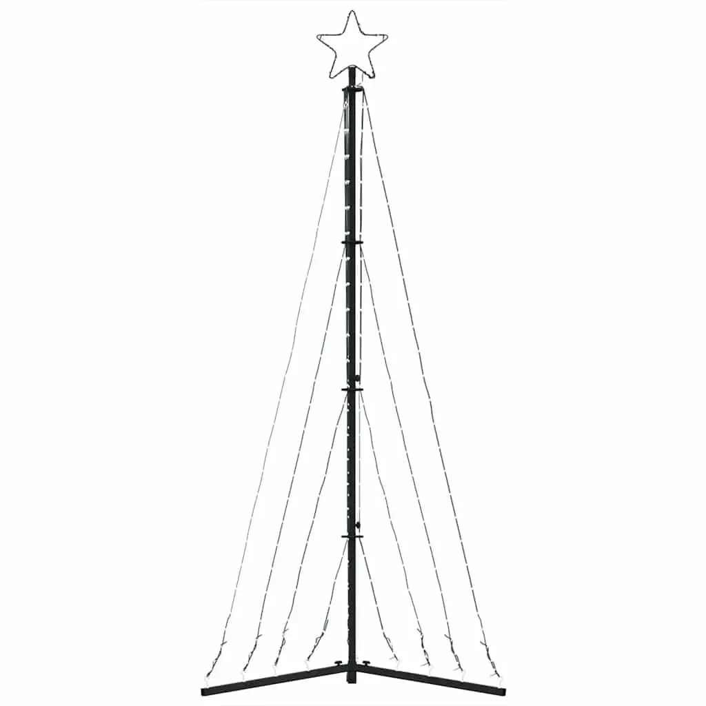 LED Christmas Tree 182cm with 339 Cold White Lights