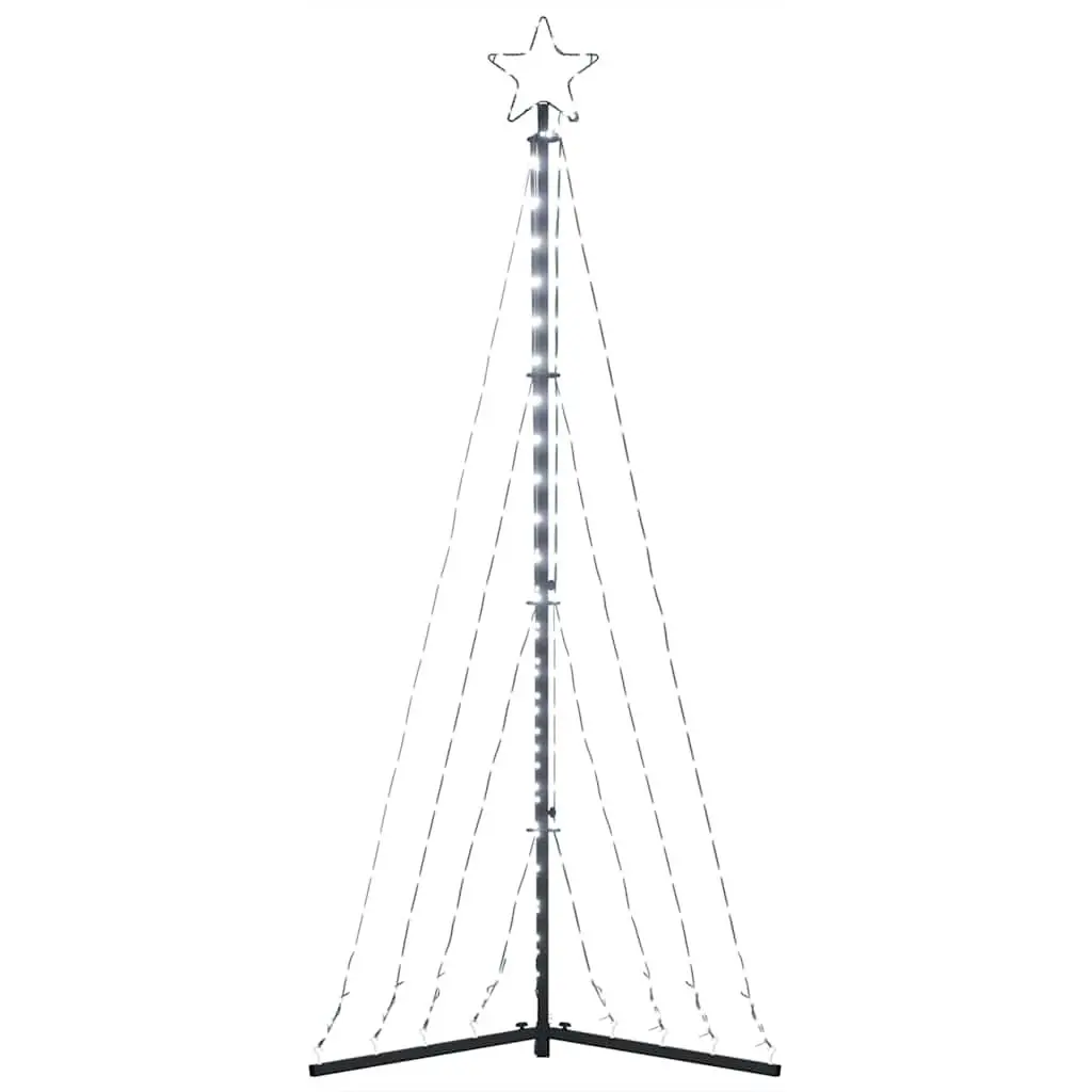 LED Christmas Tree 182cm with 339 Cold White Lights