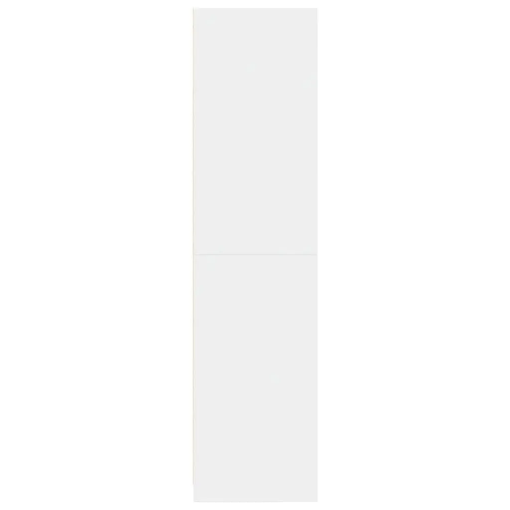 White Storage Cabinet with 5 Compartments