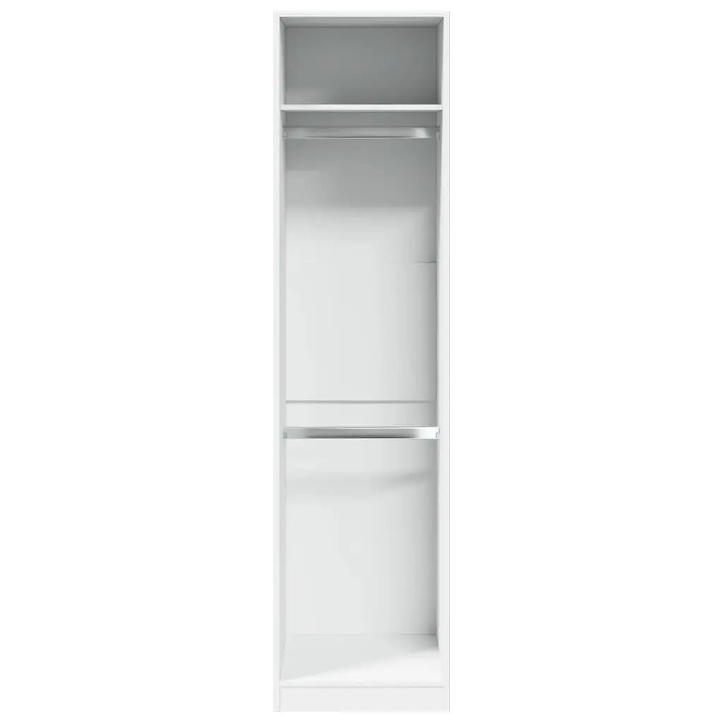 White Wardrobe Cupboard for Storage 50x50x200 cm
