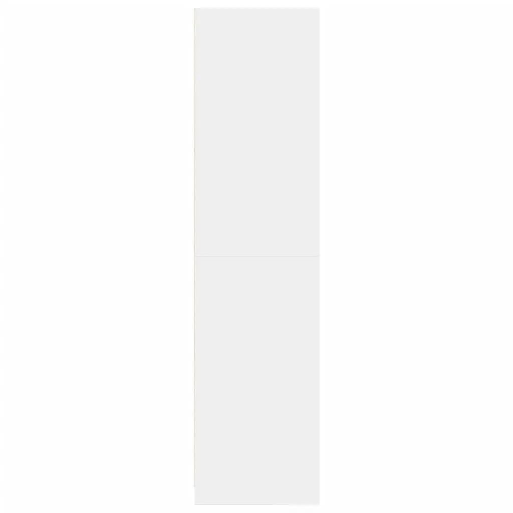 White Wardrobe Cupboard for Storage 50x50x200 cm