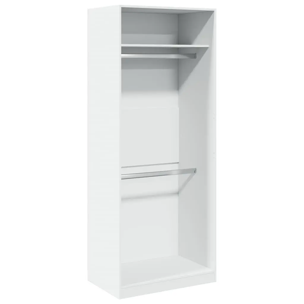 Wardrobe Engineered Wood 80x50x200 cm White