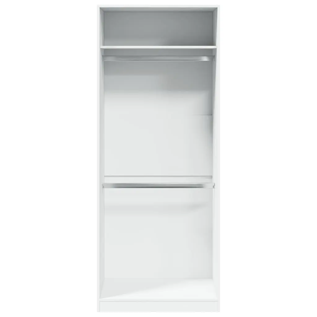 Wardrobe Engineered Wood 80x50x200 cm White
