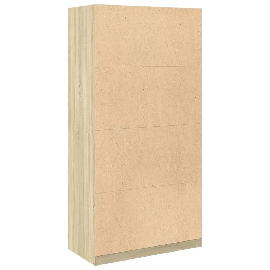 Wardrobe Cupboard 100x50x200cm with 2 Compartments