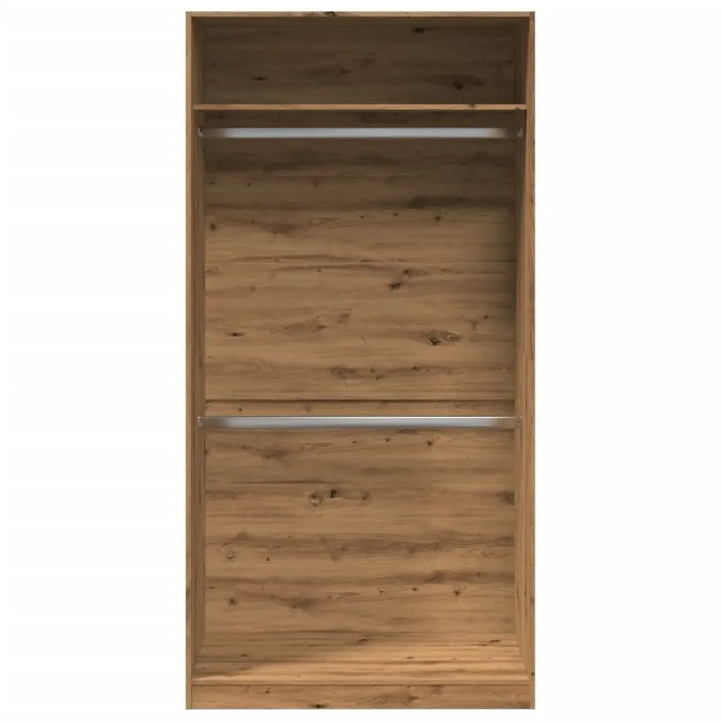 Brown Wardrobe Cupboard 100x50x200cm