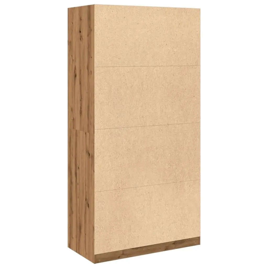 Brown Wardrobe Cupboard 100x50x200cm