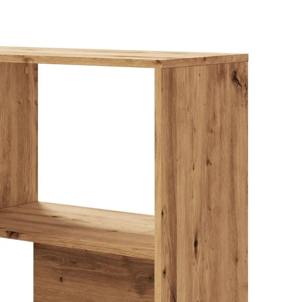 4-Tier Corner Bookcase in Brown