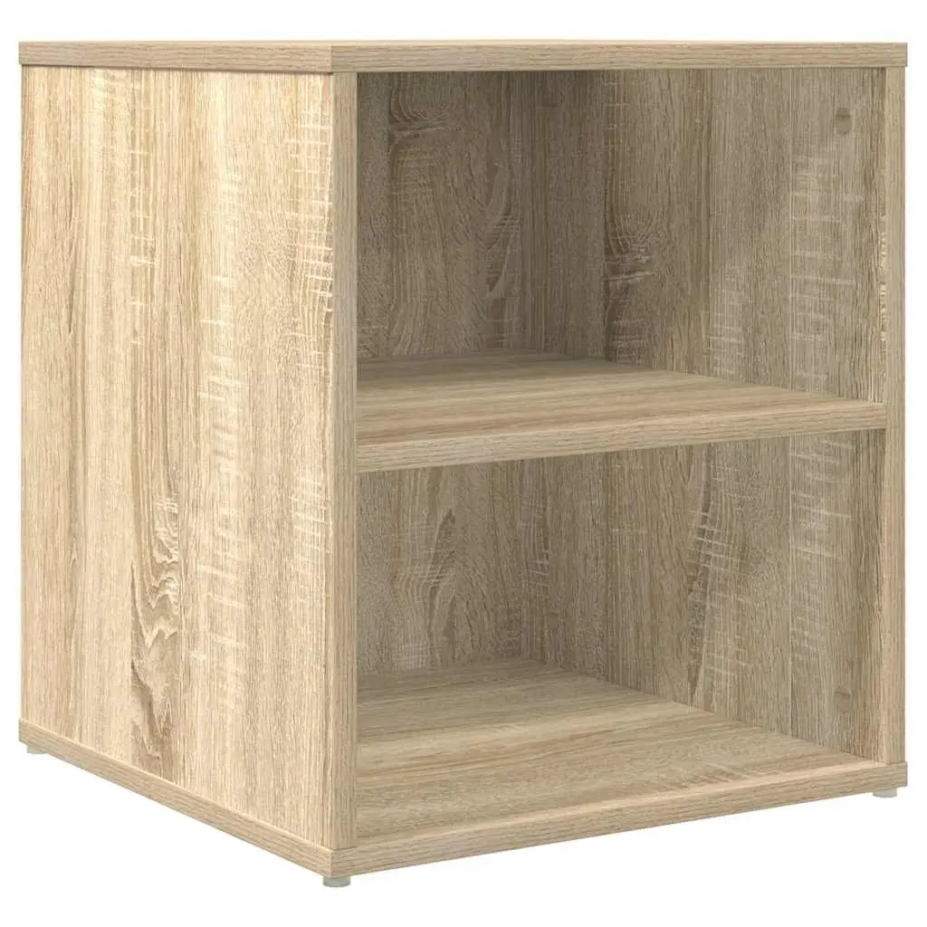 Brown Engineered Wood Corner Cabinet for Storage and Display