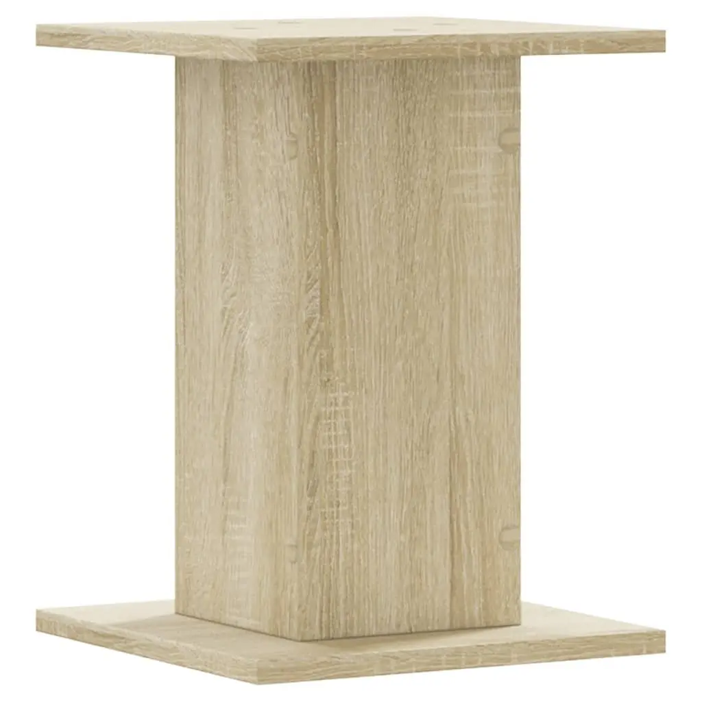 Brown Engineered Wood Plant Stands 30x30x40 cm
