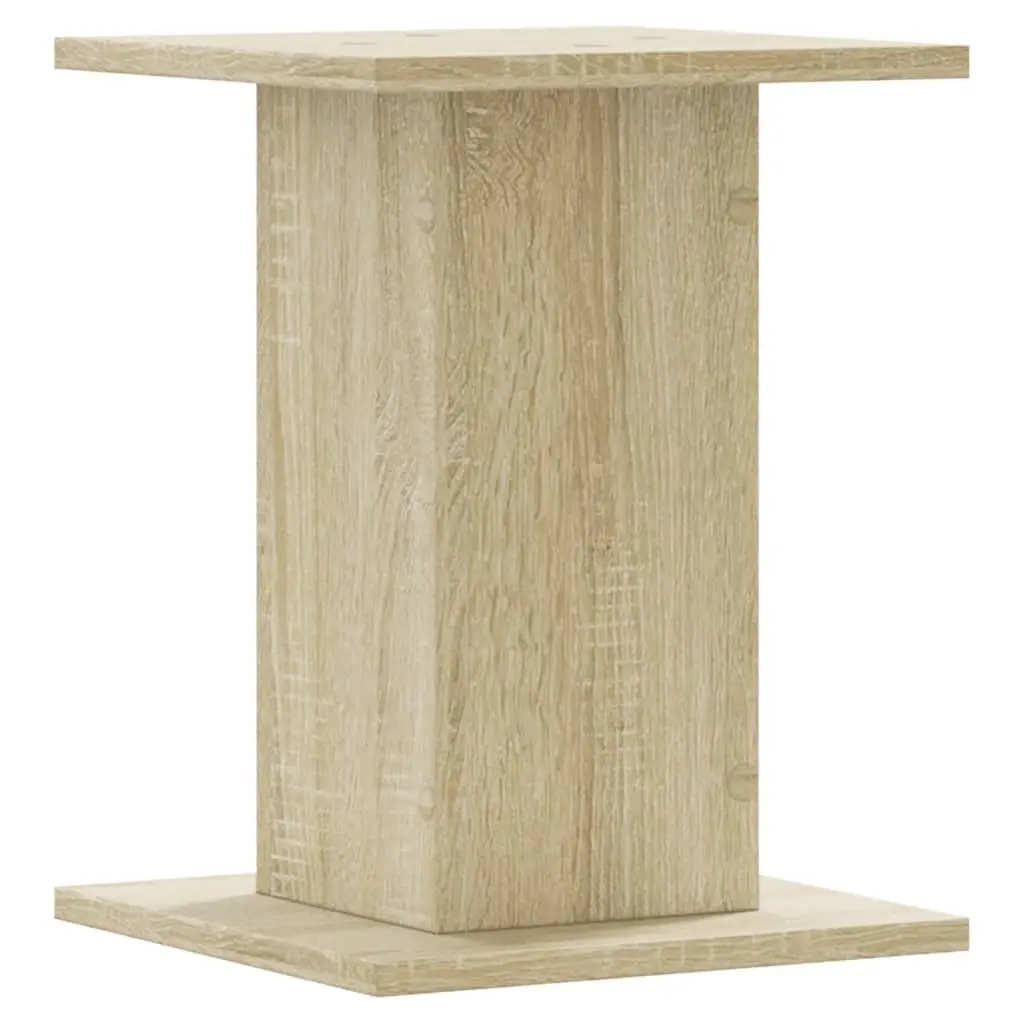 Brown Engineered Wood Plant Stands 30x30x40 cm