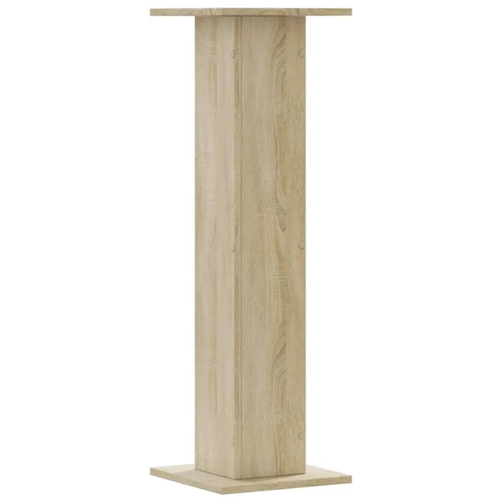 Plant Stands Engineered Wood 30x30x95 cm Brown 2 Piece