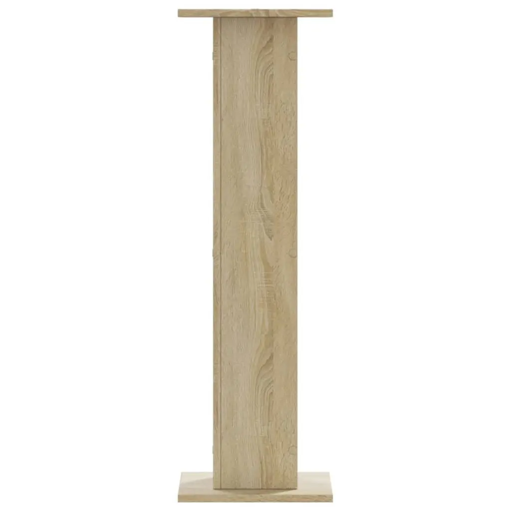 Plant Stands Engineered Wood 30x30x95 cm Brown 2 Piece
