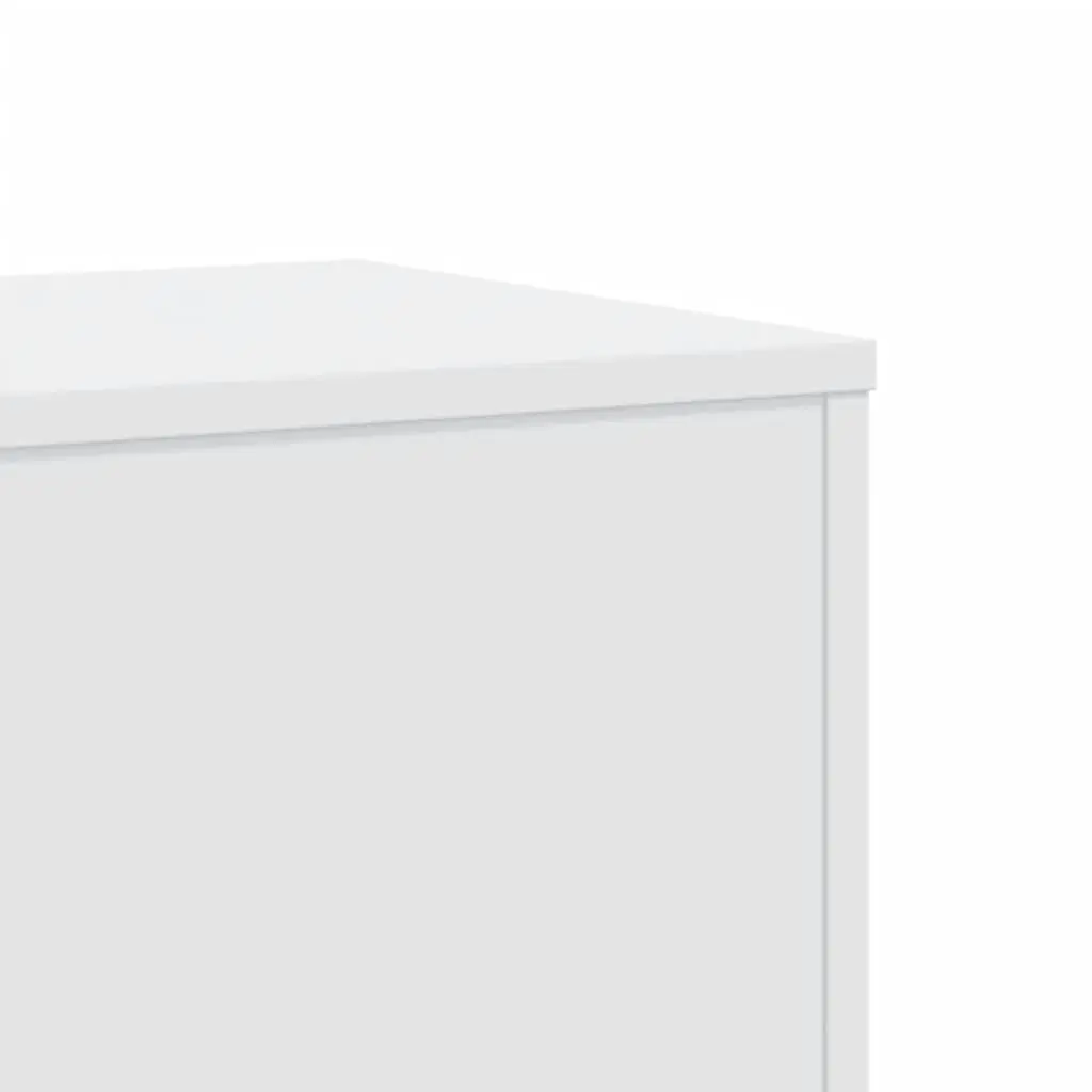 Plant Stands Engineered Wood 33x33x100 cm White 2 pcs
