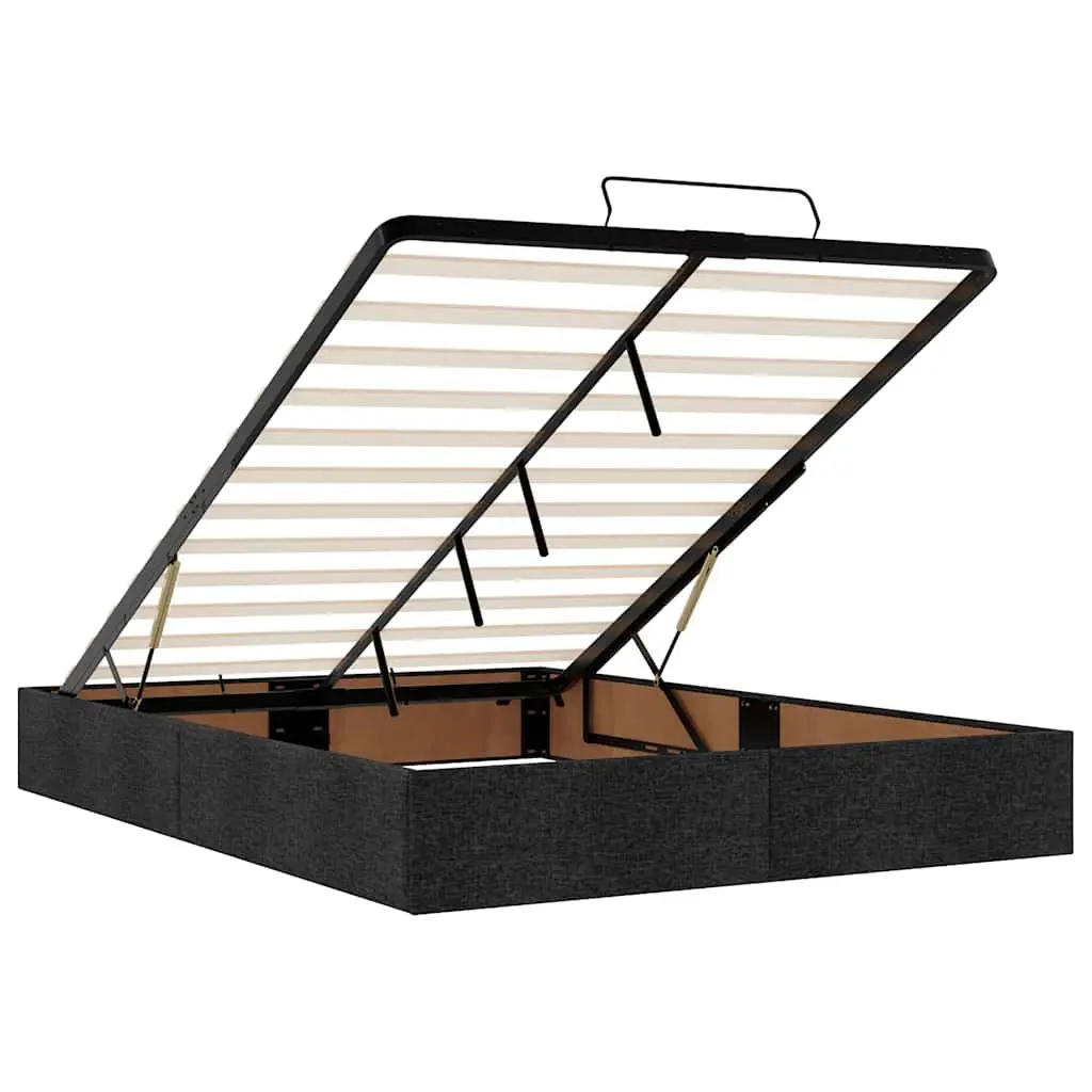 Queen Ottoman Bed Frame with Under-Bed Storage