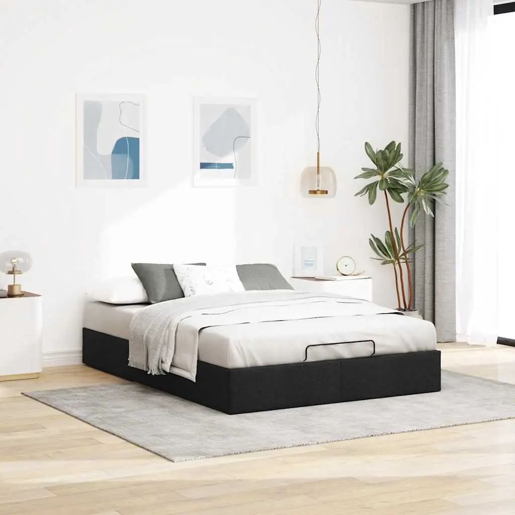 Queen Ottoman Bed Frame with Under-Bed Storage
