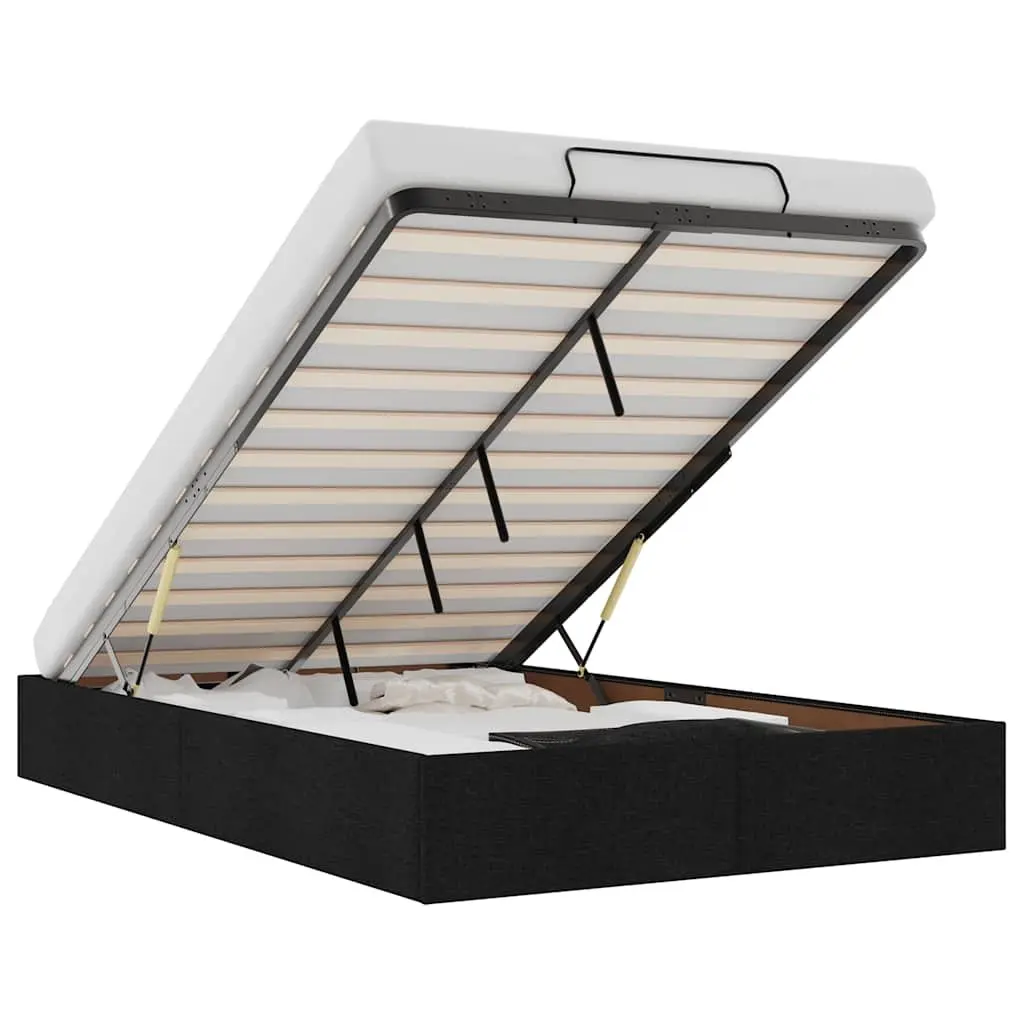 King Single Ottoman Storage Bed Frame with Lift-Up Base