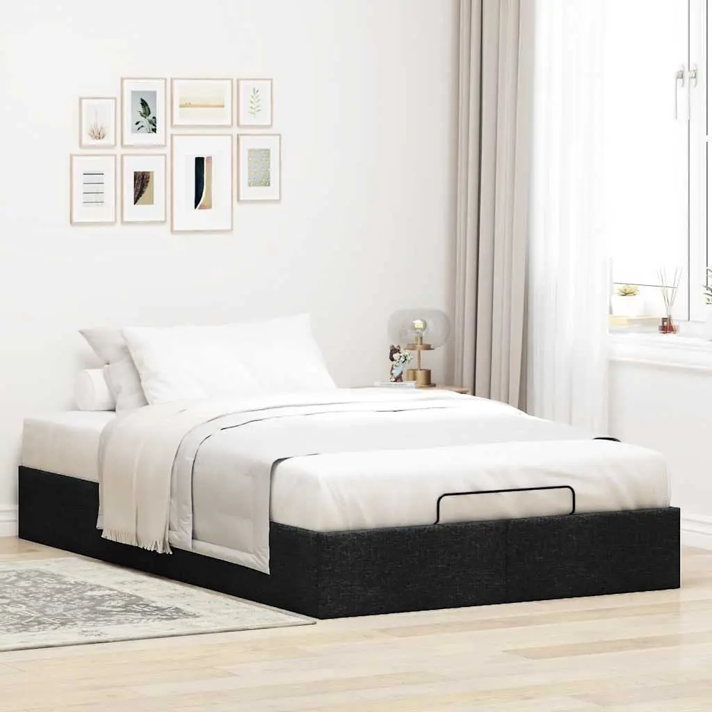 King Single Ottoman Storage Bed Frame with Lift-Up Base