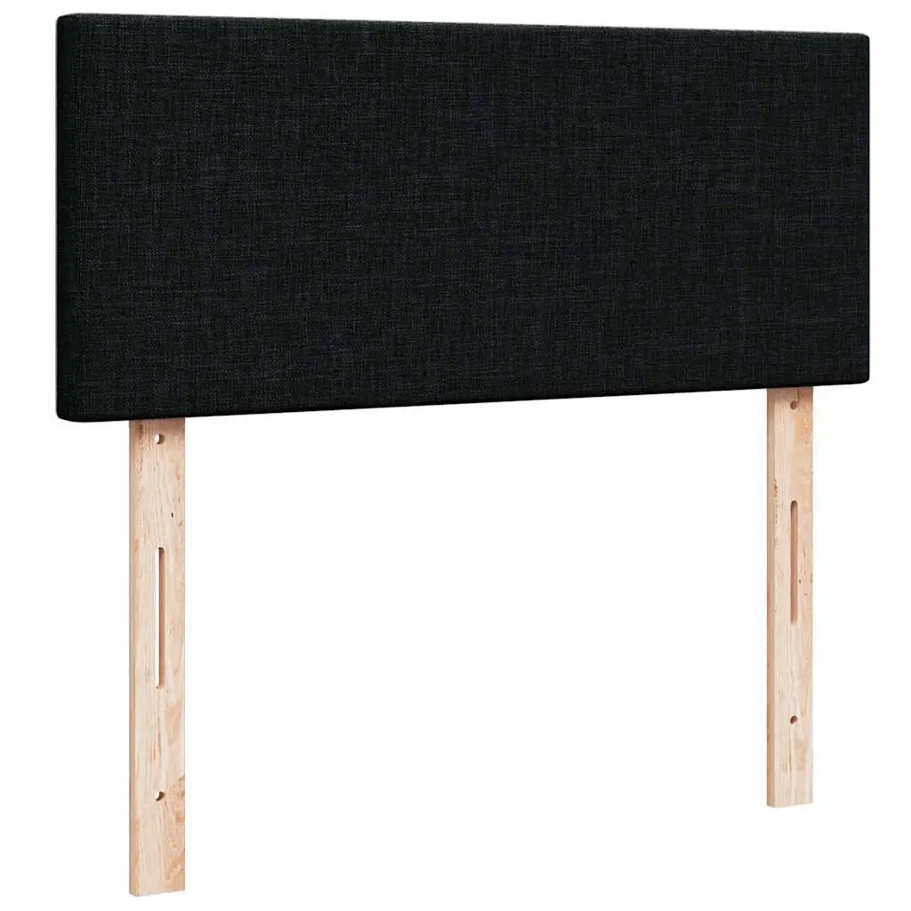 Ottoman Bed with Pocket Spring Mattress in Black