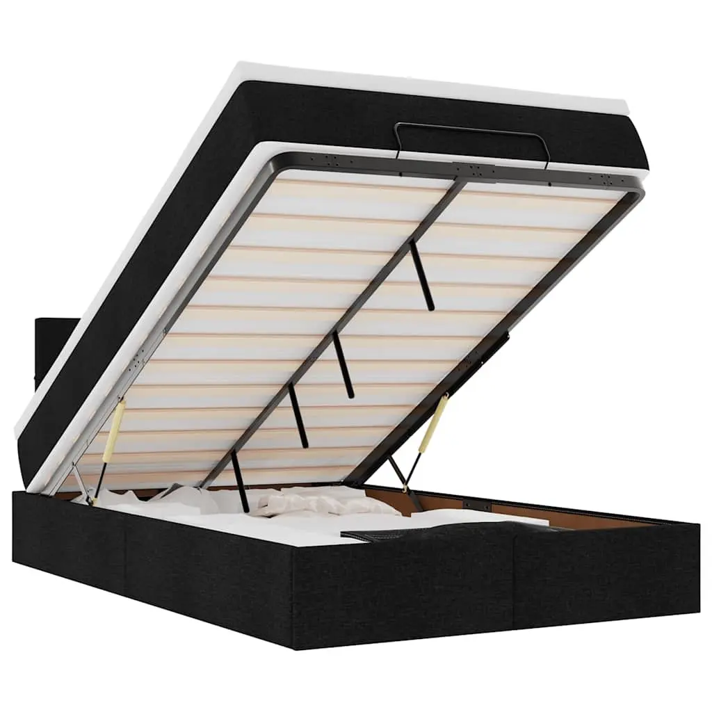 King Single Ottoman Bed with Pocket Spring Mattress