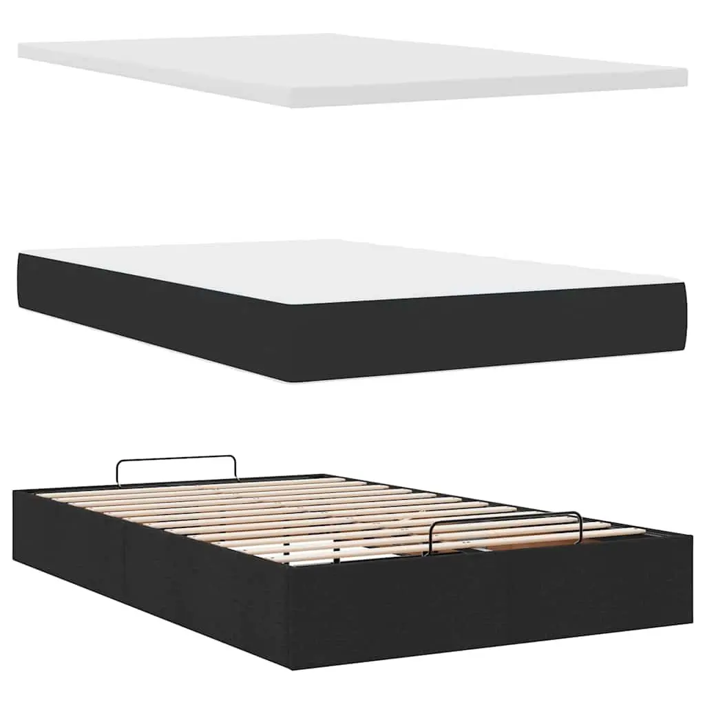 King Single Ottoman Bed with Pocket Spring Mattress
