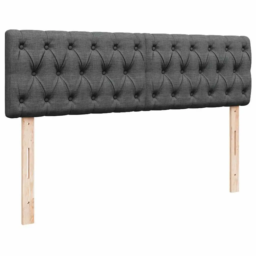 Ottoman Bed Polyester Fabric Queen Size Grey with Pocket Spring Mattress and Hydraulic Lift Storage Base