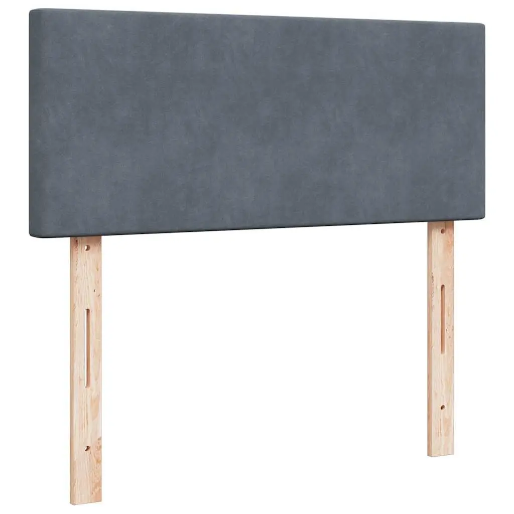 Ottoman Bed with Mattress King Single Storage Lift Grey Velvet Pocket Spring