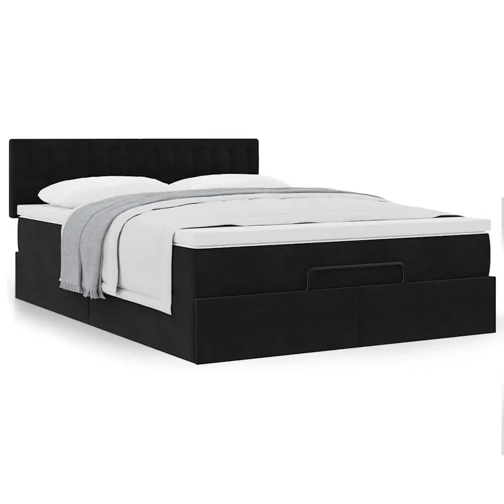 Double Ottoman Bed with Pocket Spring Mattress