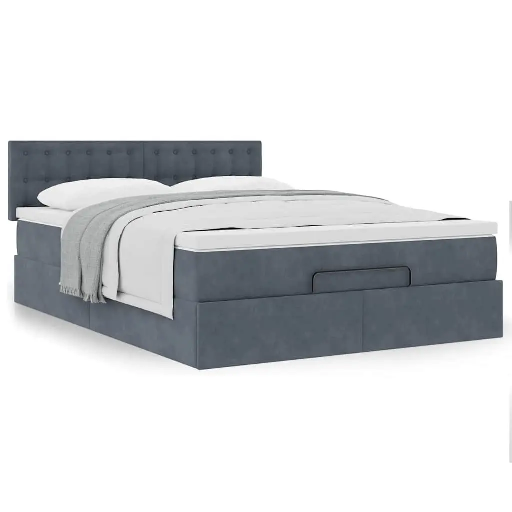 Queen Ottoman Bed with Pocket Spring Mattress